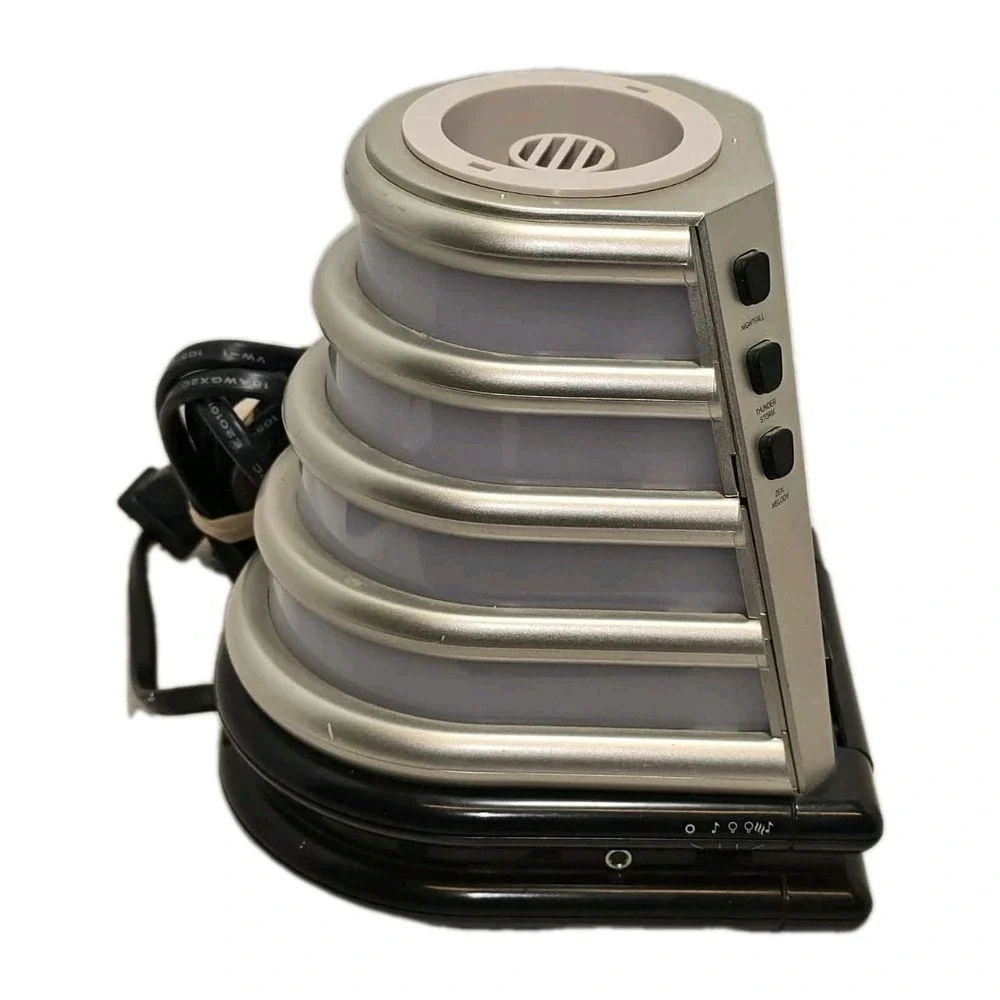 Hammacher Schlemmer GUC Sound Machine Alarm Clock Zen Relaxation Decor